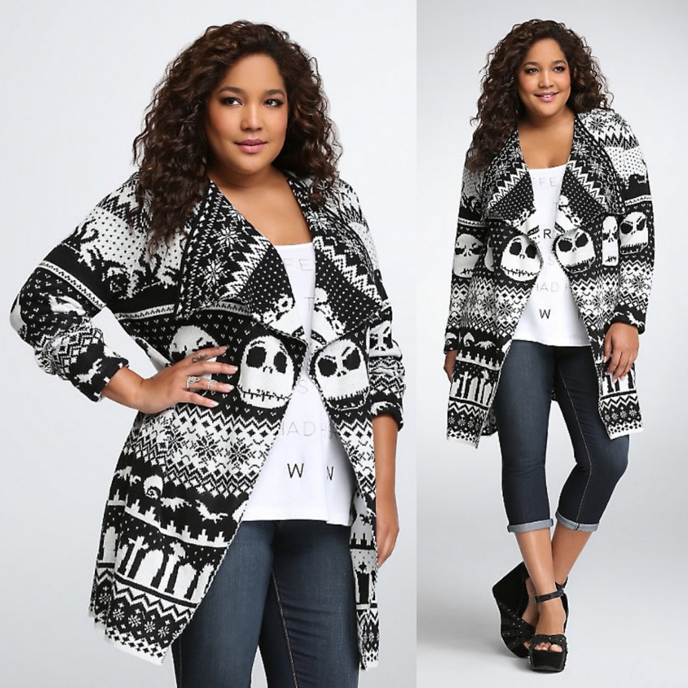 Torrid Nightmare Before Christmas Drape Cardigan